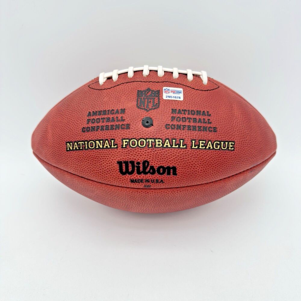 Wilson “The Duke” Horween Leather Official NFL Football Roger Goodell Logo PSA